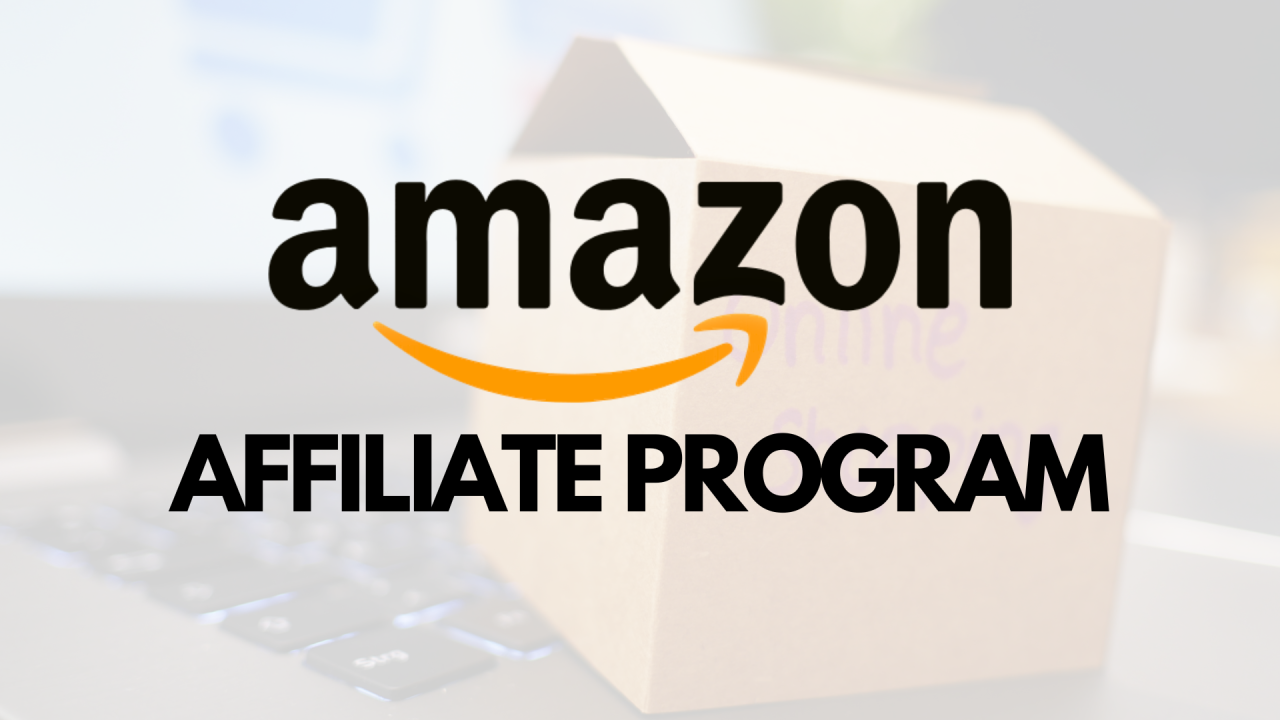 Amazon Affiliate Program logo, highlighting Amazon's partnership platform