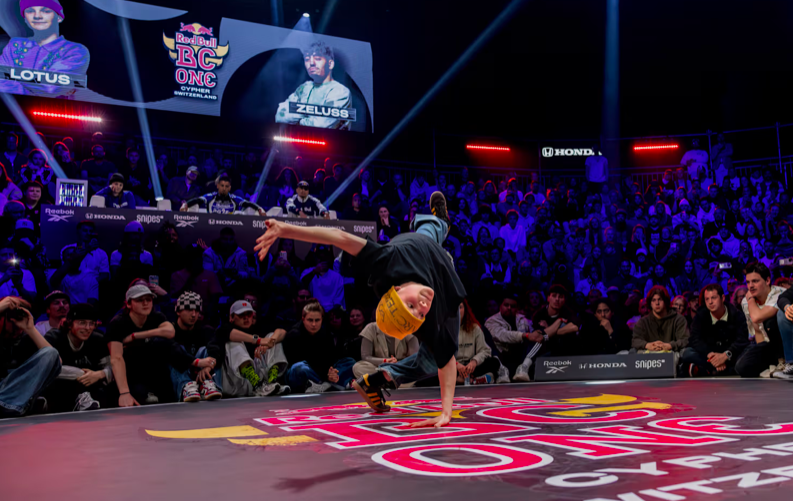 Break dancers at Red Bull BC One