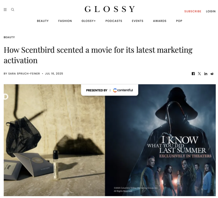 Glossy article on Scentbird and IKWYDLS 
