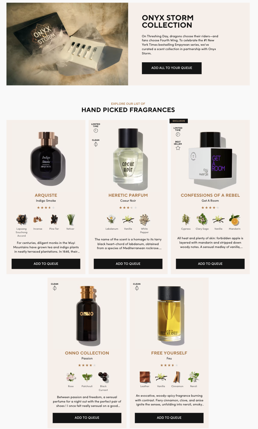 OnyxStorm x Scentbird Curated Collection